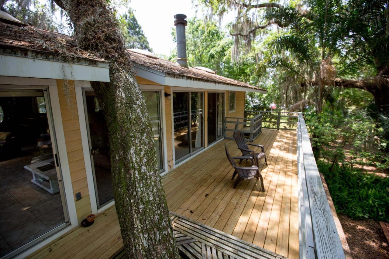 Riverfront Treetop Bungalow Homosassa Kültér fotó